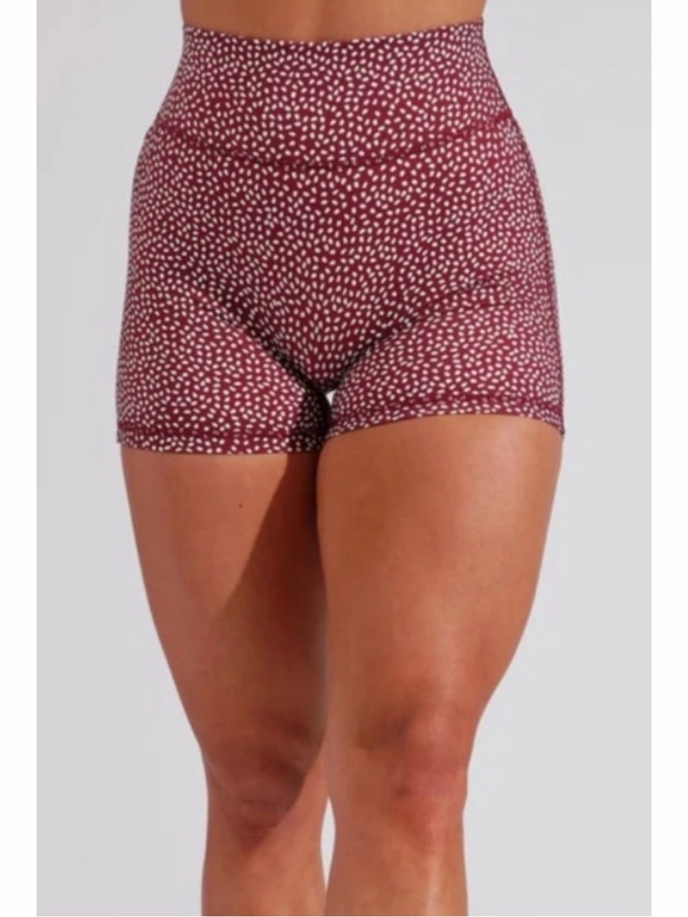 BuffBunny Bossy Print Legacy Shorts Burgundy